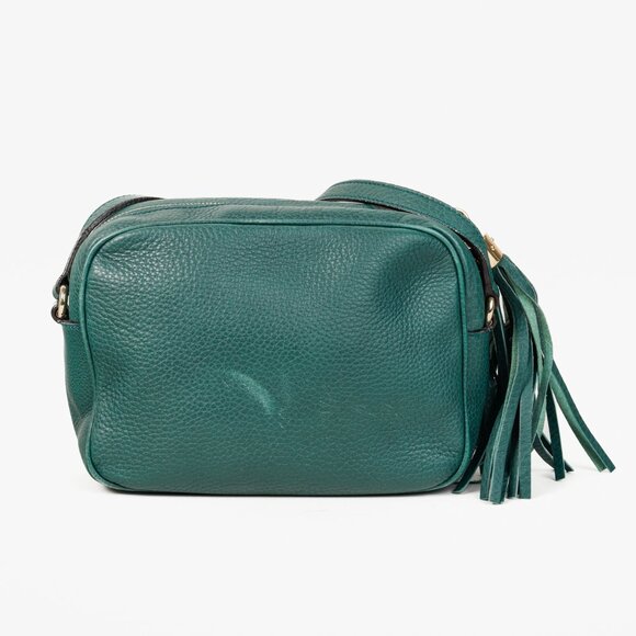 Gucci Soho Disco Green Camera Style Crossbody Bag - Picture 4 of 13